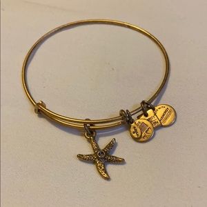 Alex and Ani gold starfish bracelet